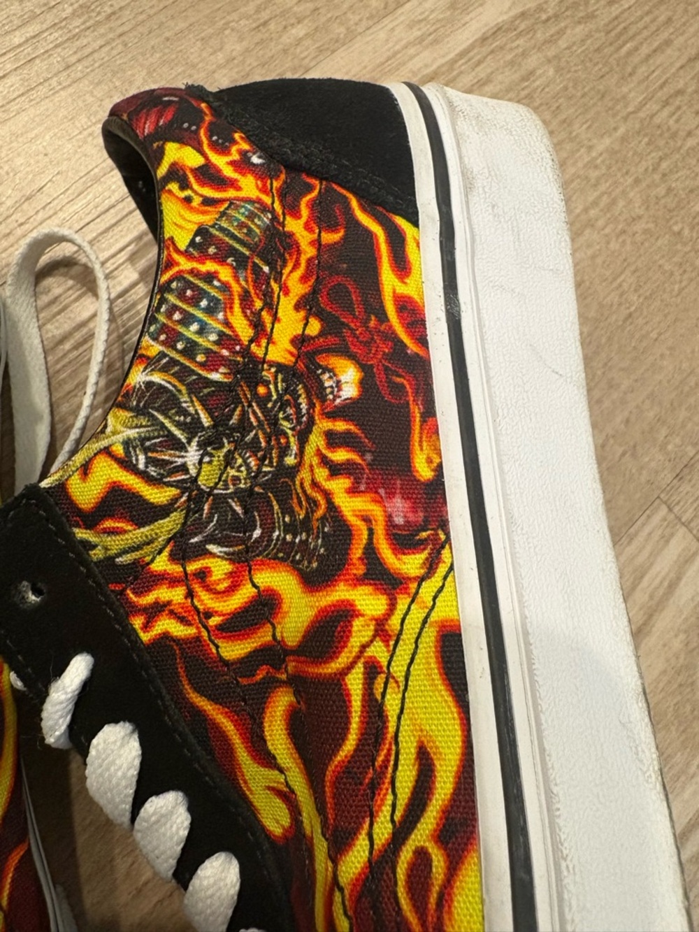 Old Skool flame vans samurai rising graphic - Picture 6 of 10